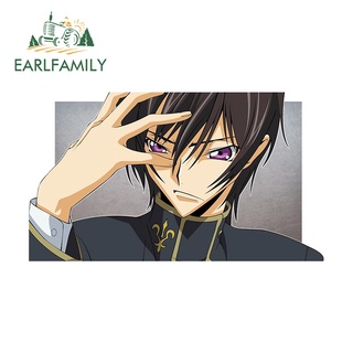 Earlfamily สติกเกอร์ ลายการ์ตูน Code Geass 13 ซม. x 7.4 ซม. สําหรับติดตกแต่งกระจกรถยนต์ รถจักรยานยนต์