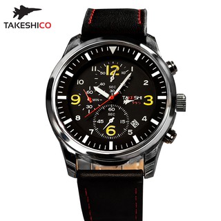 TakeshiCo Extreme Luminous Japan Chronograph Watch TK22Y นาฬิกาข้อมือ ผู้ชาย Takeshi