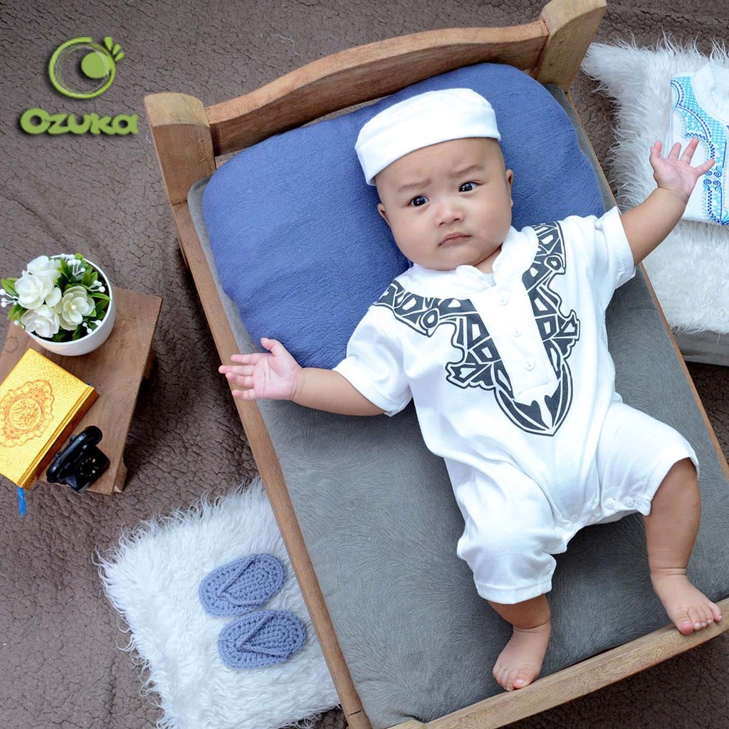 Ozuka Baby Boy Set/ Muslium Boys& 39; Suit - Koko Romper Code: KDM-03