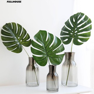 ‼ 1Pc สไตล์นอร์ดิกปลอม Monstera Leaf พืชตกแต่งบ้าน