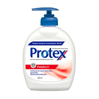 Protex โพรเทคส์ สบู่เหลวล้างมือ แอนตี้แบคทีเรีย สูตรแฟมิลี่ 250 มล.