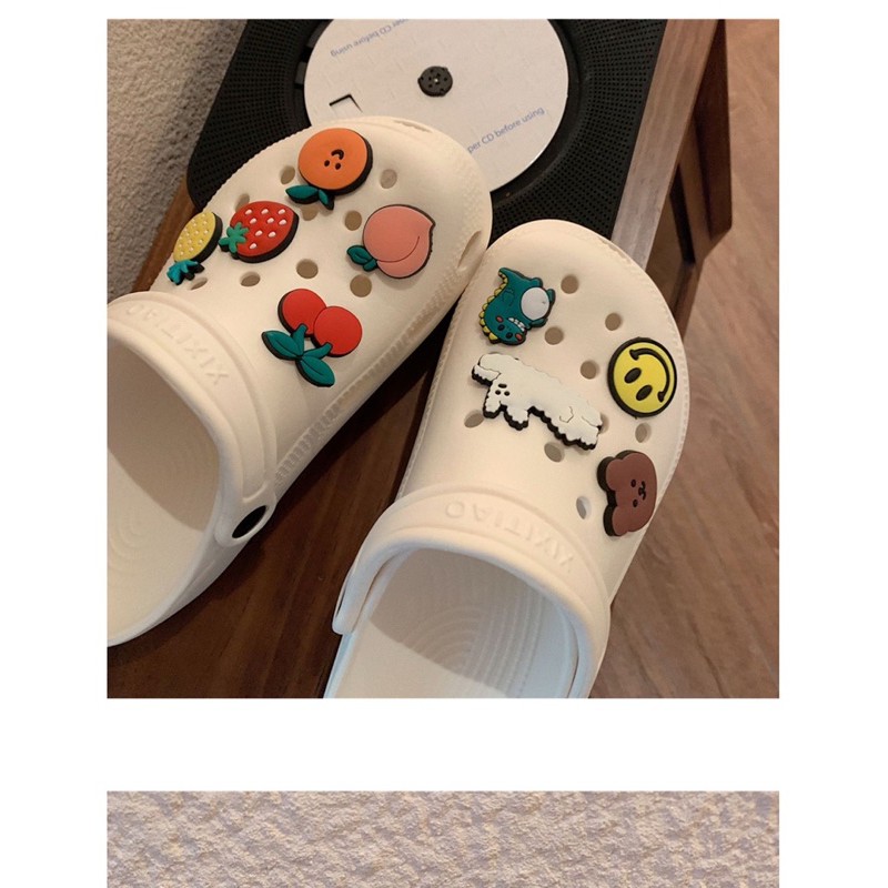 💦พร้อมส่ง💦 Jibbitz จิ๊บบิท ตัวติดรองเท้าที่มีรู ทุกยี่ห้อ ลายการ์ตูน น่ารักๆ มุ้งมิ้ง
