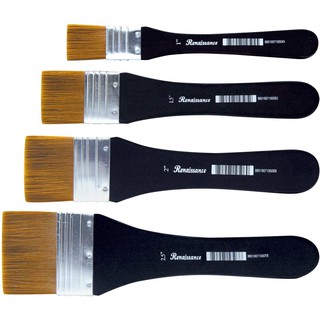 Renaissance synthetic brush I แปรงขนทองขนาด 1 / 1.5 / 2 / 2.5 นิ้ว