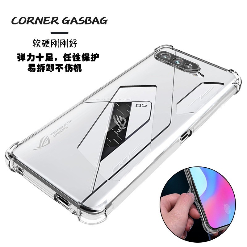 ASUS ROG PHONE 5 5 Pro 5 Ultimate SOFT TPU TRANSPARENT PROTECTION CASE ...