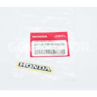 แถบเครื่องหมาย สติ๊กเกอร์แต่งรถ สติ๊กเกอร์ HONDA 55 mm. แท้ศูนย์ 87110-KWW-600ZA ⚡️พร้อมส่ง ส่งไว ค่าส่งถูก⚡️