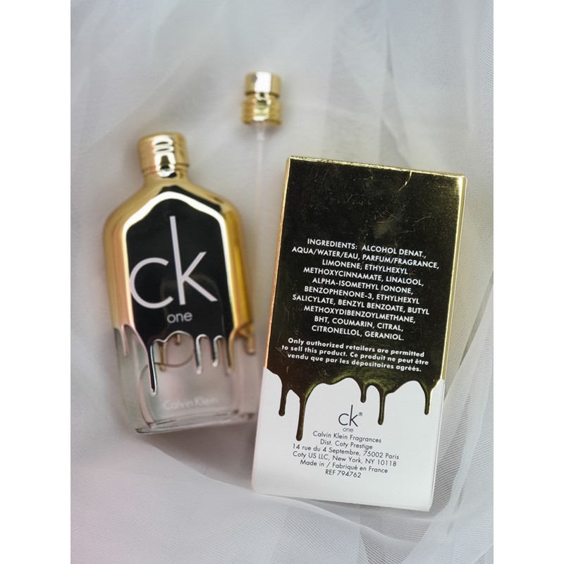 Calvin Klein Ck One Gold 50ml Shopee Thailand