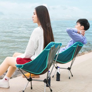 Zaofeng เก้าอี้แคมป์ปิ้ง Light weight Folding Chair เก้าอี้พับ รุ่น HW080301 เก้าอี้แคมป์ปิ้งพกพา