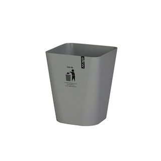 ถังขยะเหลี่ยม 11 ลิตรDKWHH-224P/6ขาวอมเทา Trash square 11 liters, DKWHH-224P / 6 grayish white