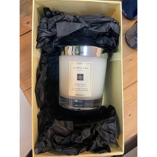 เทียนหอม   Jo Malone London Wood Sage &amp; Sea Salt •  Home Candle  •  200g . พร้อมกล่องและถุง  เทียนหอมกลิ่นบางเบาช่วยให้ห