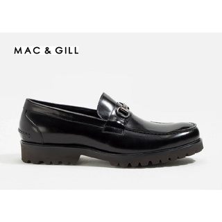 Mac&amp;Gill รองเท้าผู้ชายหนังแท้แบบโลฟเฟอร์ Brixton Leather Loafer for business and casual wear