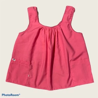 เสื้อคอกระเช้า ผู้ใหญ่ ผ้าcotton สีพื้นคอถัก มีกระเป๋าพร้อมซิป เสื้อคนเเก่ กระเช้าคอถัก คอกระเช้าคนแก่ G01