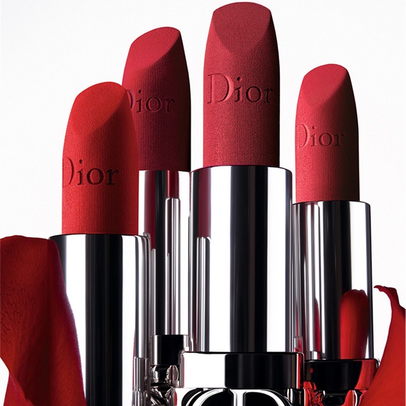 ลิปมัน รัก ( ทั้งร้านทุกอย่าง 99 บาท ) พร้อมส่งในไทย ลิปสติก Dior, 999 Matte Lipstick รุ่นคลาสสิก  #999#888#772#520 1.4g
