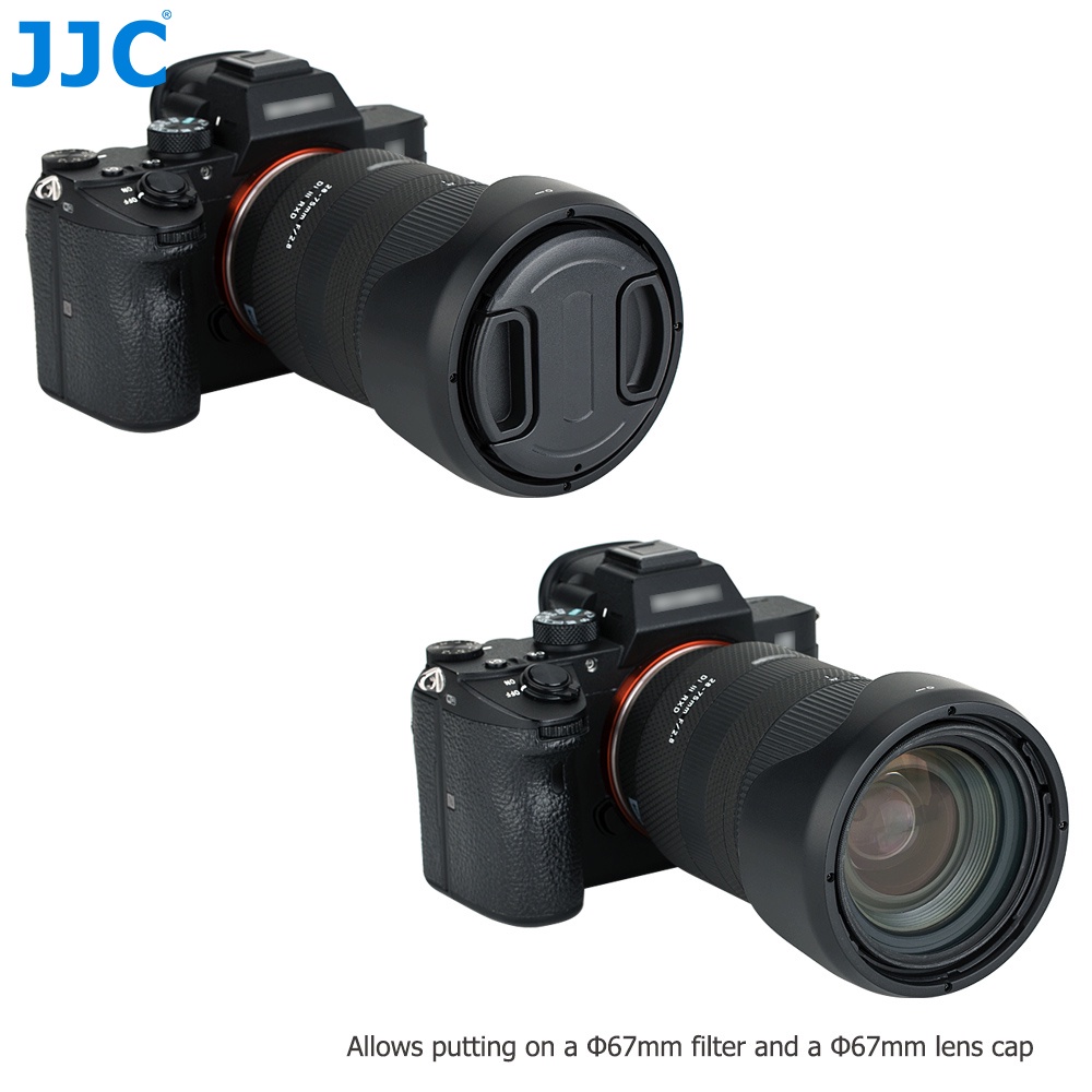 JJC LH-HA036 กล้องเลนส์เปลี่ยน HA036 สำหรับ Tamron A036 B070 เลนส์ Tamron 28-75mm F2.8 Di III RXD เลนส์และ Tamron 17-70mm F2.8 Di III-A VC RXD เลนส์