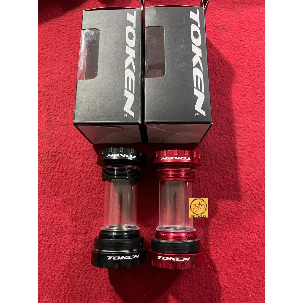 TOKEN Tiramic เซรามิคไทเทเนียม TK878TBT BSA 68/73 แบริ่งวงเล็บด้านล่าง SHIMANO TOKEN BB