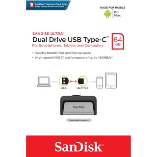 SanDisk Ultra Dual Drive USB Type-C 64GB (SDDDC2-064G-G46)