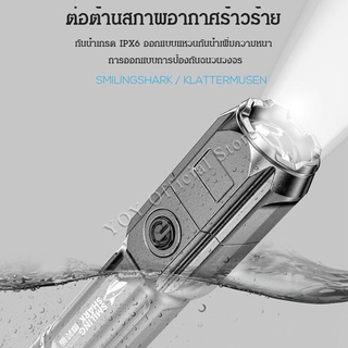 COMELY ไฟฉาย ไฟฉายแรงสูงแบบปรับซูมได้ ไฟฉายพกพา ไฟฉายเดินป่า แบบชาร์จไฟได้ Flashlight