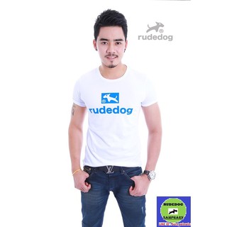 Rudedog เสื้อคอกลม ชาย รุ่น Box 15 สีขาว