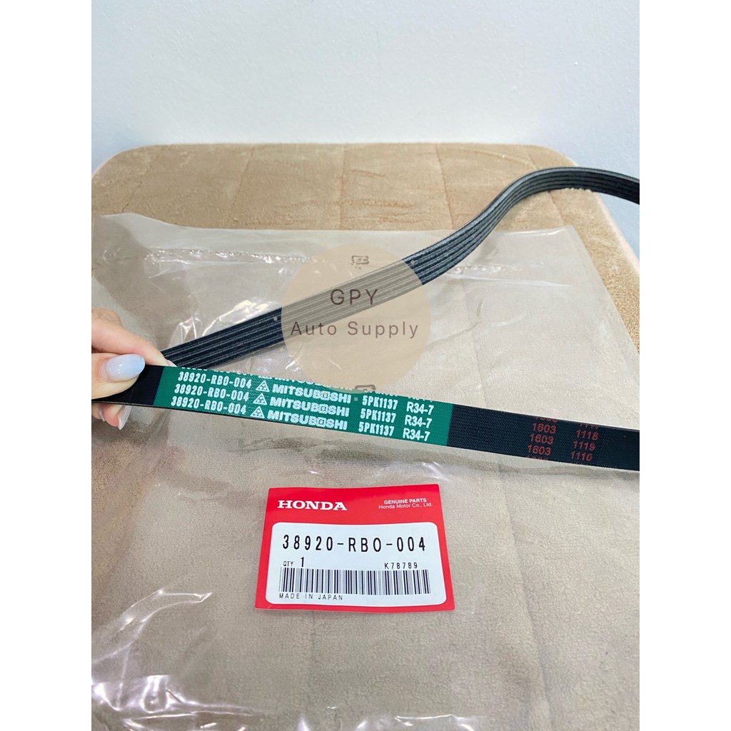 HONDA JAZZ 2008-TF0 (38920-RB0-004 5PK1137) เข็มขัดพัดลม