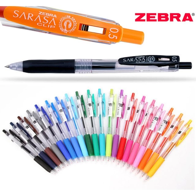 Sarasa clip zebra ปากกา หัวเจล 0.5 หมึกเจล ถูกที่สุด!!!!!!