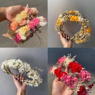 พร้อมส่งจาก กทม. ส่งของทุกวัน งานสวย คุ้มมาก 🌸 มงกุฎดอกไม้จริงอบแห้ง มงกุฎดอกไม้แห้ง เก็บได้นาน