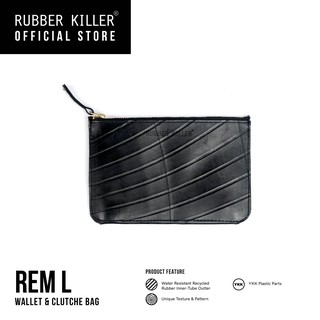 Rubber Killer - REM สีดำ (กระเป๋าใส่การ์ด, นามบัตร)