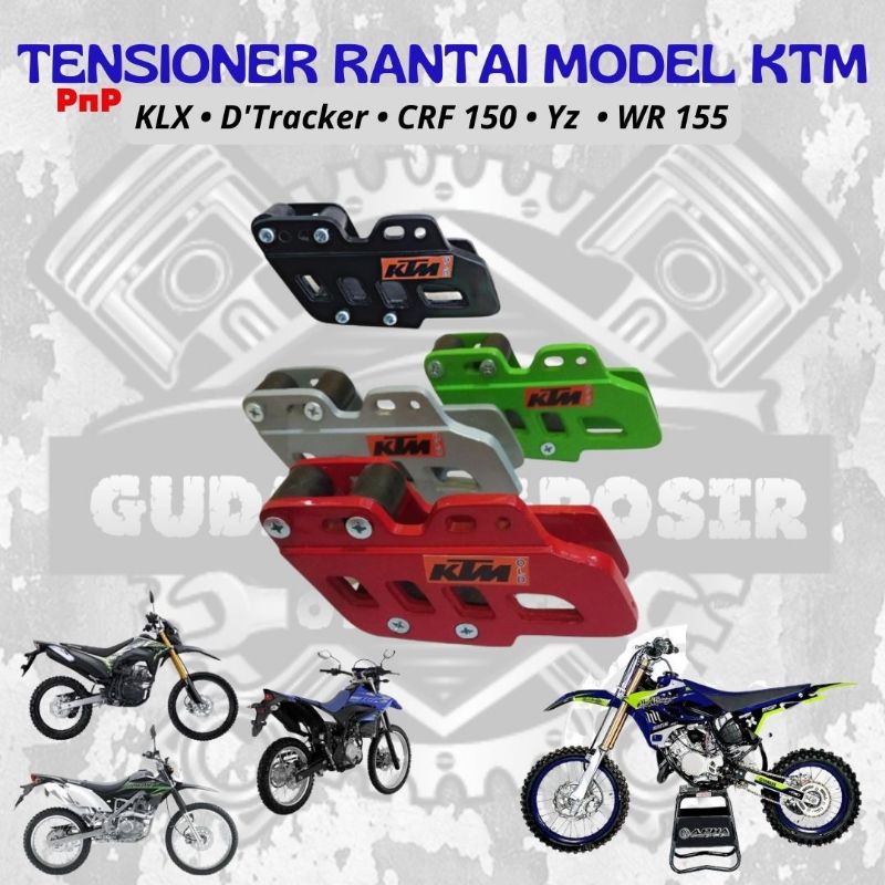 Pnp ตัวปรับความตึงตัวกันโคลงโซ่ KLX Dtracker Crf150 Yz WR155 รุ่น KTM