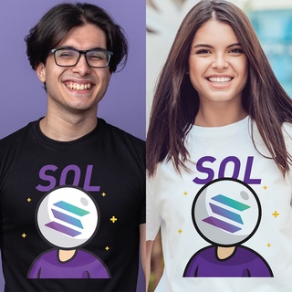 Limited Crypto Collection Edition! เสื้อยืดลาย #SOL  by พ่อบ้านคริปโต