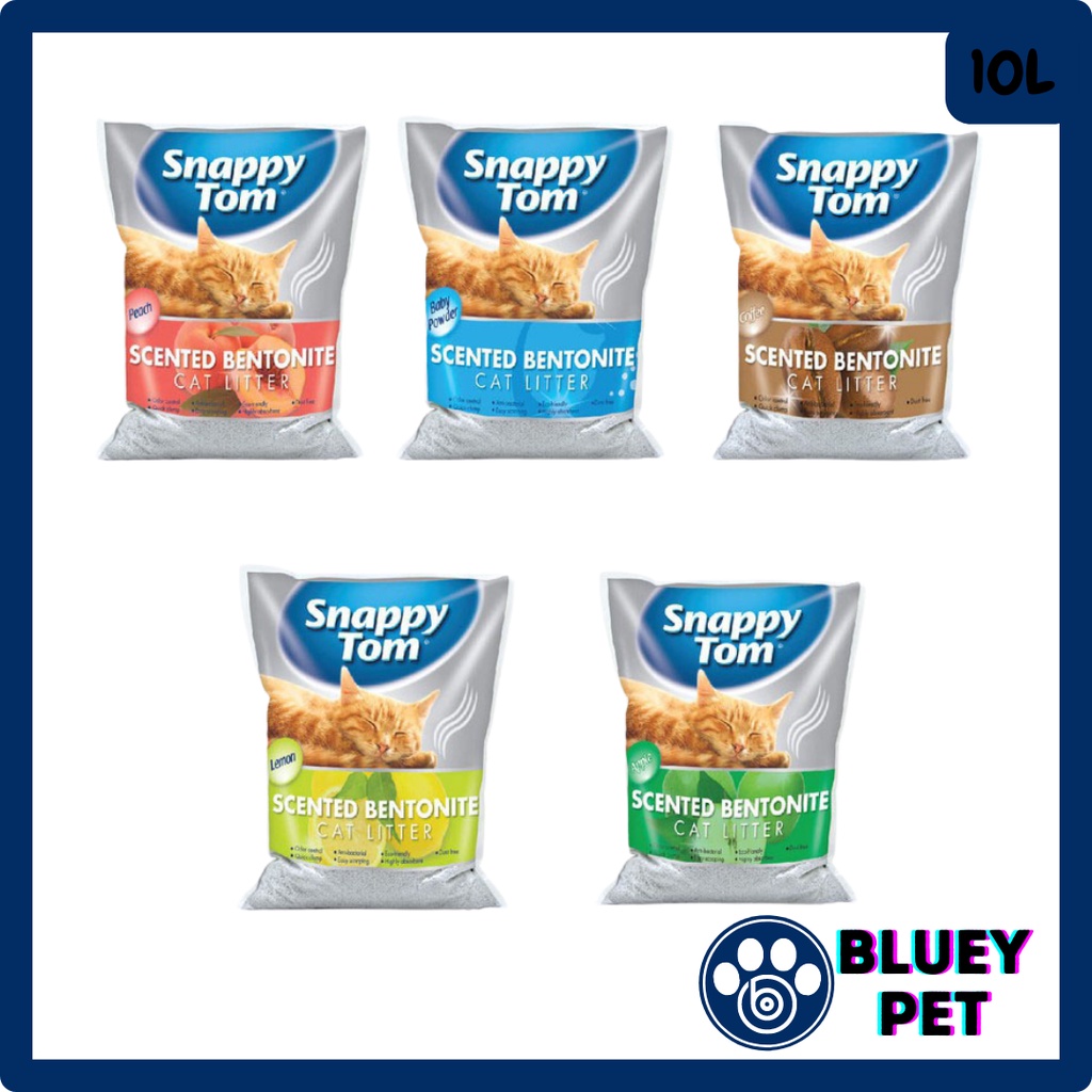 Snappy Tom Cat Litter (Passir Kucing Bentonite) -10L