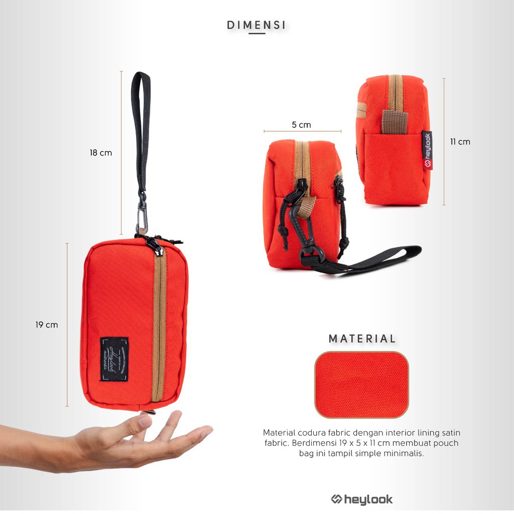 Heylook Official - Pouch Bag SAND Men Women Premium