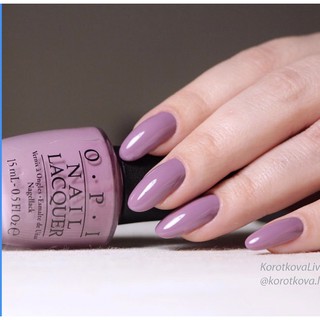 พร้อมส่ง OPI สี One Heckla Of A Color สี mauve ม่วงอ่อนอมเทา สวยค่า แท้ 💯%