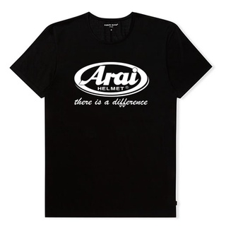 เสื้อยืด คอกลม มอเตอร์ไซต์ ซุปเปอร์ไบค์ หมวกกันน๊อค ARAI HELMET T SHIRT