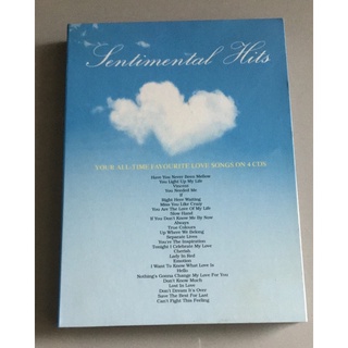 ซีดีเพลง ของแท้ ลิขสิทธิ์ มือ 2 สภาพดี...ราคา 399 บาท รวมศิลปิน อัลบั้ม “Sentimental Hits” (4 CD)