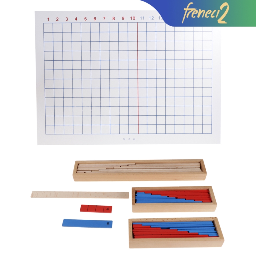 Montessori Addition And Subtraction Wooden Panel Toys Calculus and ...