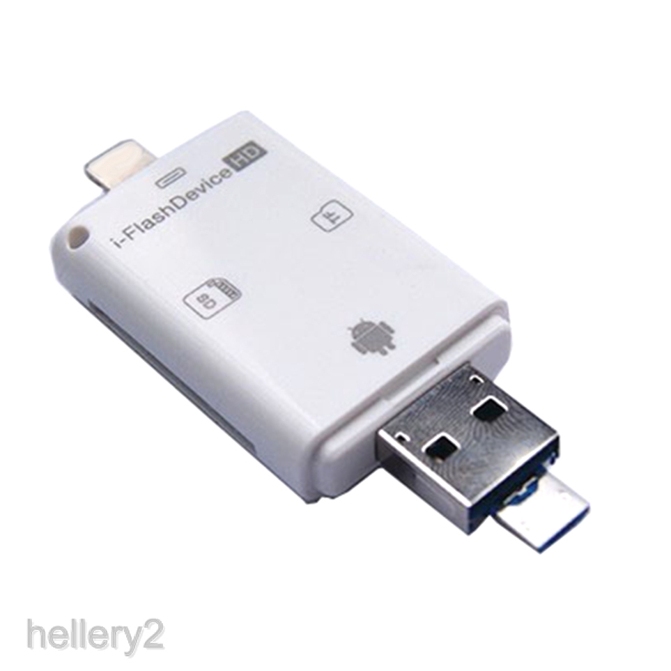 U Disk Flash Drive TF/SD Memory Card Stick Reader Adapter with Multi ...