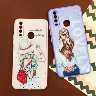 OPPO A3S A94 เคสกากเพชร เคสกริตเตอร์ เคสขอบสี เคสแฟชั่น เคสสวย เคสมือถือ เคสหวาน เคสฟรุ้งฟริ้ง เคสผู้หญิง