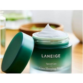 [สินค้าของแท้100%_พร้อมส่ง] Laniege Cica Sleeping Mask 10&amp;60ml  (เหมาะสำหรับผิวแพ้ง่าย)