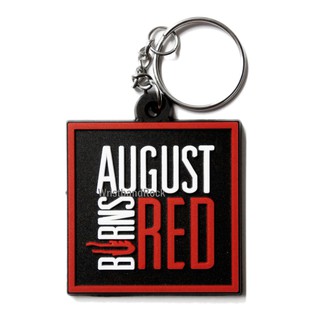 AUGUST BURNS RED พวงกุญแจ ยาง พรีเมี่ยม  อีโม ร็อค เมทัล  พร้อมส่ง ARD283