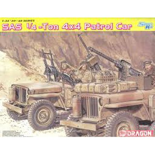 โมเดลประกอบ Dragon Models 1/35 DRA6745 SAS 1/4 TON 4X4 PATROL CAR