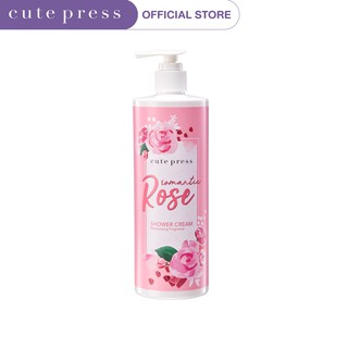 CUTE PRESS ครีมอาบน้ำ ROMANTIC ROSE SHOWER CREAM 490 ml