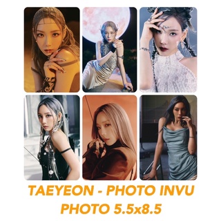 TAEYEON Girls Generation - รูป PHOTO ‘INVU’ SNSD size 5.5x8.5 / 9.5x14.5 cm.
