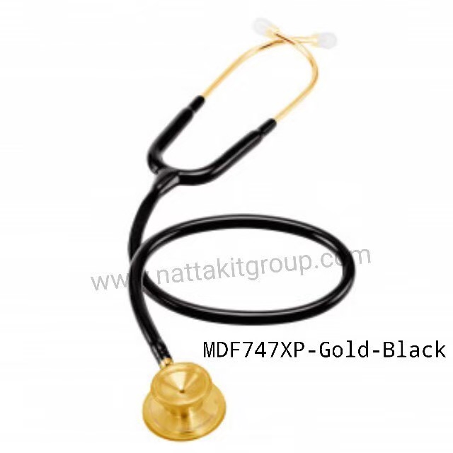 MDF747XP#K11 MDF หูฟังทางการแพทย์ Stethoscope Acoustica - (Gold-Black)