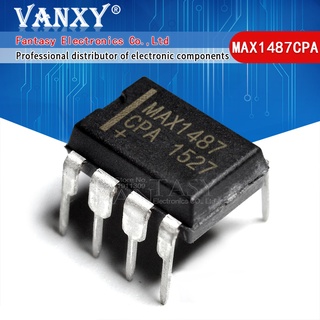 ตัวรับส่งสัญญาณ IC MAX1487CPA DIP8 MAX1487 DIP MAX1487EPA DIP-8 RS-422 RS-485 RS-485 RS-422 10 ชิ้น