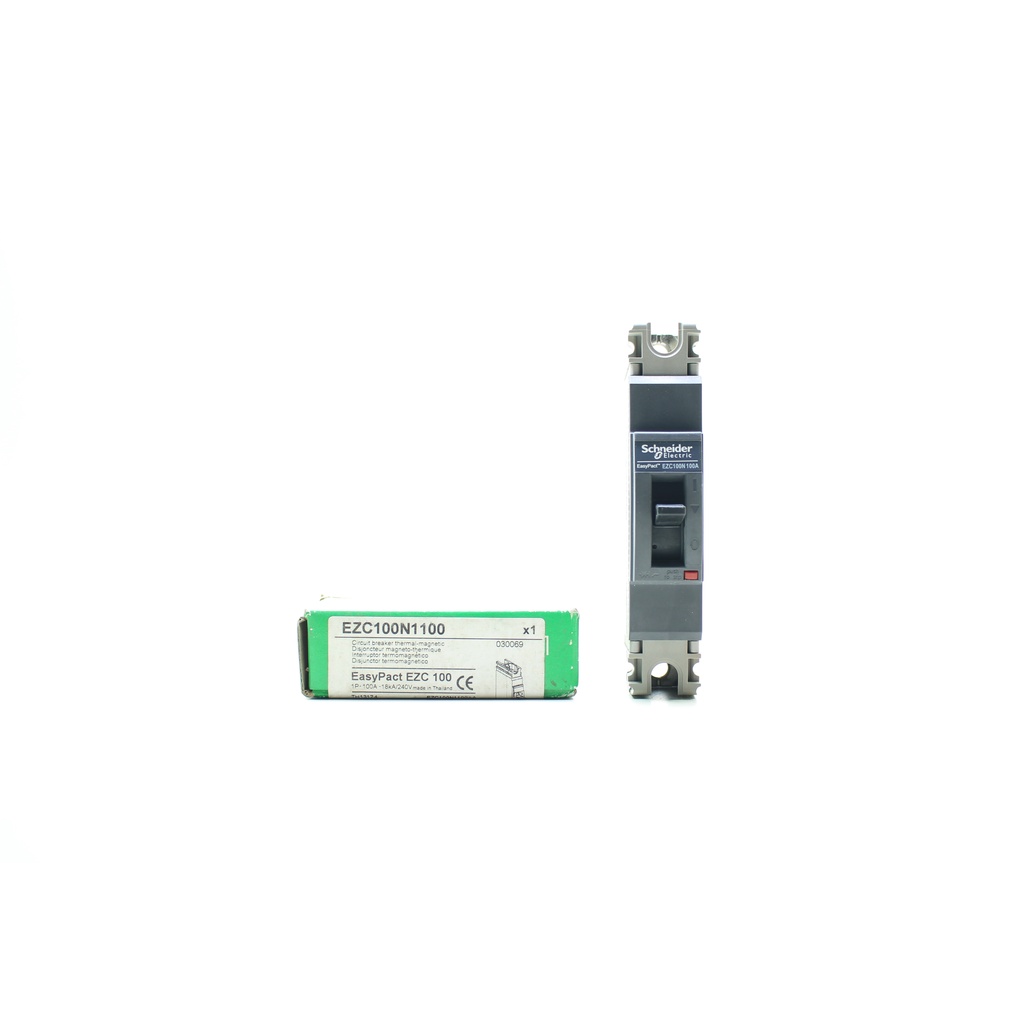 EZC100N1100 เซอร์กิตเบรกเกอร์ Schneider MCCB EasyPact EZC100N1100 เซอร์กิตเบรกเกอร์  1P 100A ชไนเดอร