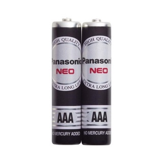 ถ่านไฟฉาย Panasonic Neo ขนาด AAA 2 ก้อน/แพค *ราคาเดิม ก่อนปรับขึ้น*