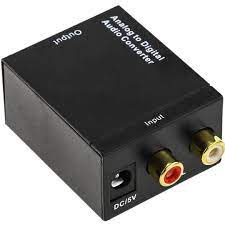 GC0068 Analog To Digital Audio Converter L/R RCA Coaxial Optical Toslink SPDIF output converter อะแดปเตอร์สำหรับทีวี