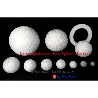 โฟมบอลทรงกลม Set ระบบสุริยะ ( Solar System ) Size กลาง