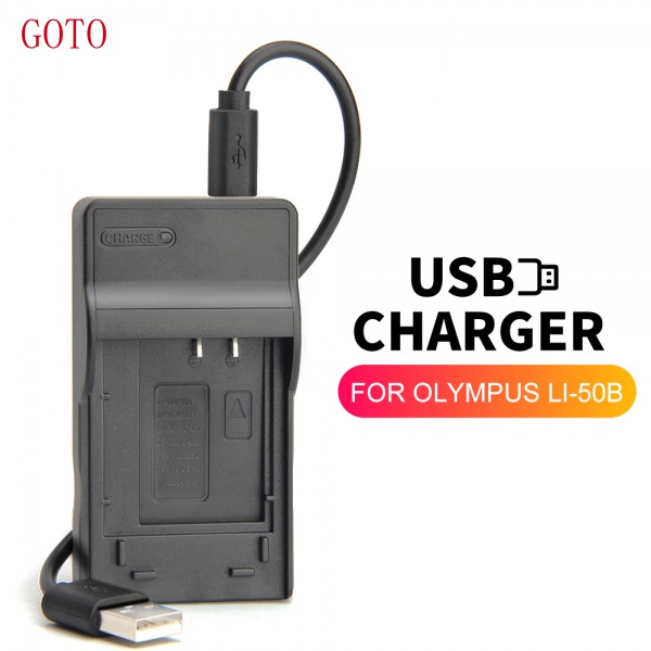 เครื่องชาร์จแบตเตอรี่ USB สําหรับ OLYMPUS TG-610 TG-805 TG-810 TG-820 D-750 D-755 VG-170 VH-410 SZ-2