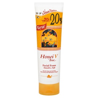 HONEI V BSC FACIAL FOAM  ฮันนี่วี บีเอสซี เฟเชียลโฟม 120 กรัม