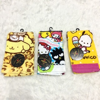 ((พร้อมส่ง)) ผ้าขนหนู Sanrio, Disney (Pompompurin, Sanrio, Pochacco, Daisy Duck)