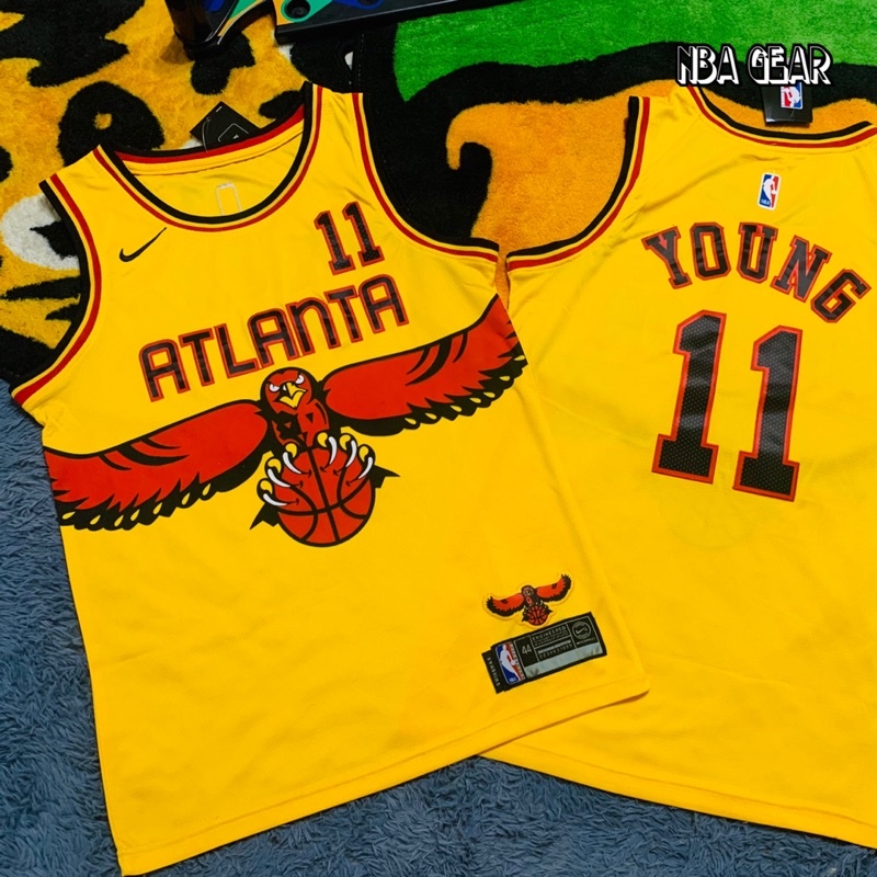 เสื้อบาสNBA งานปัก (ATLANTA) Jersey swingman #เสื้อบาส